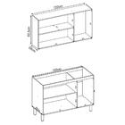 Armario Aereo 9521x1 E Balcao 120cm 2964x15 Nicioli