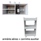 Armário Aereo + Carrinho  Para Estetica  Bonito