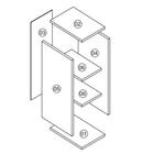 Armario Aereo Adega 3 Nichos 20 Cm Vera Ave01 Mxm