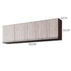 Armário Aéreo Andréia 150cm 4 Portas - Ajl Móveis