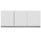 Armário Aéreo Andréia 3 Portas 120 Cm Branco 1839