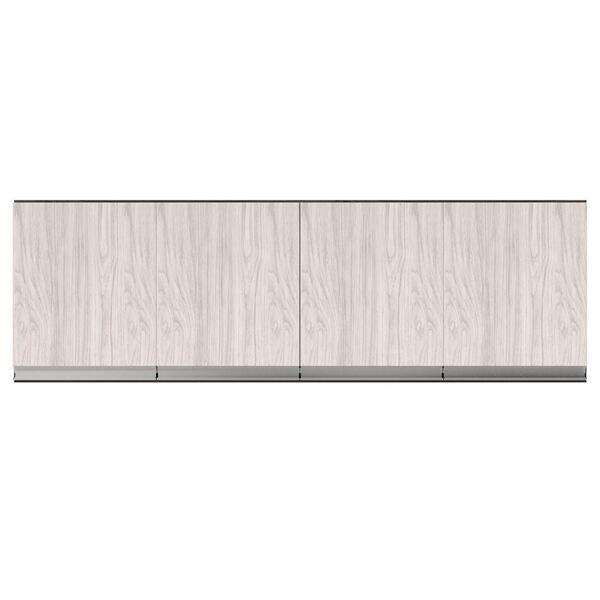 Armário Aéreo Andréia 4 Portas 160 Cm Castanho Avelã 1844