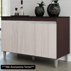 Armário Aéreo Andréia E Balcão Gabinete Sem Tampo Manu 120cm