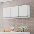 Armário Aéreo Andréia E Balcão Gabinete Sem Tampo Manu 120cm