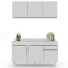 Armário Aéreo Argélia E Balcão Gabinete Para Pia Com Tampo 15