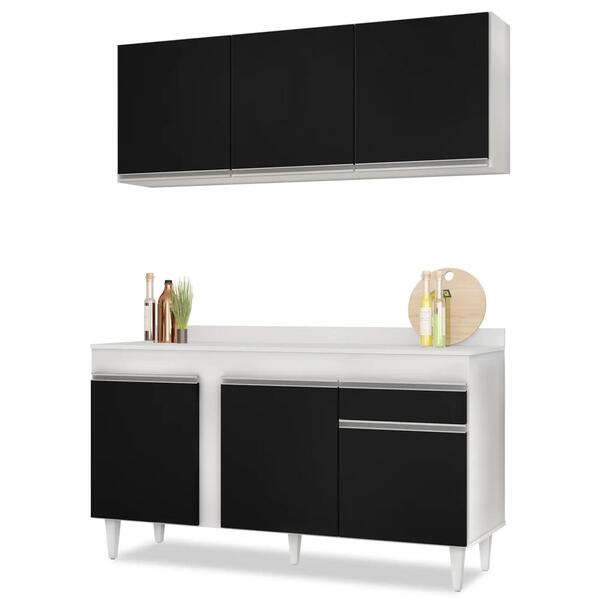 Armário Aéreo Argélia E Balcão Gabinete Para Pia Com Tampo 15