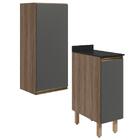 Armario Aereo Balcao 1 Porta 30cm Mdf Kali Nicioli