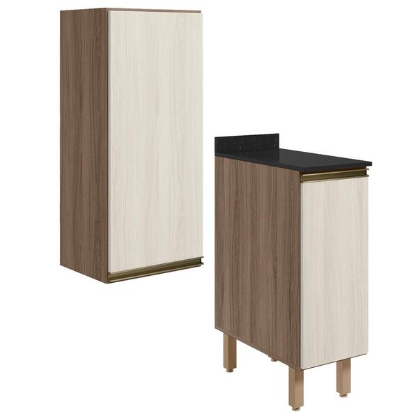 Armario Aereo Balcao 1 Porta 30cm Mdf Kali Nicioli