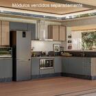 Armario Aereo Balcao 1p Vidro 40cm Mdf Kali Nicioli