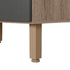 Armario Aereo Balcao 1p Vidro 40cm Mdf Kali Nicioli