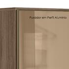 Armario Aereo Balcao 1p Vidro 40cm Mdf Kali Nicioli