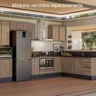 Armario Aereo Balcao 1p Vidro 40cm Mdf Kali Nicioli