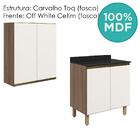 Armario Aereo Balcao 2 Portas 70cm Mdf Kali Nicioli