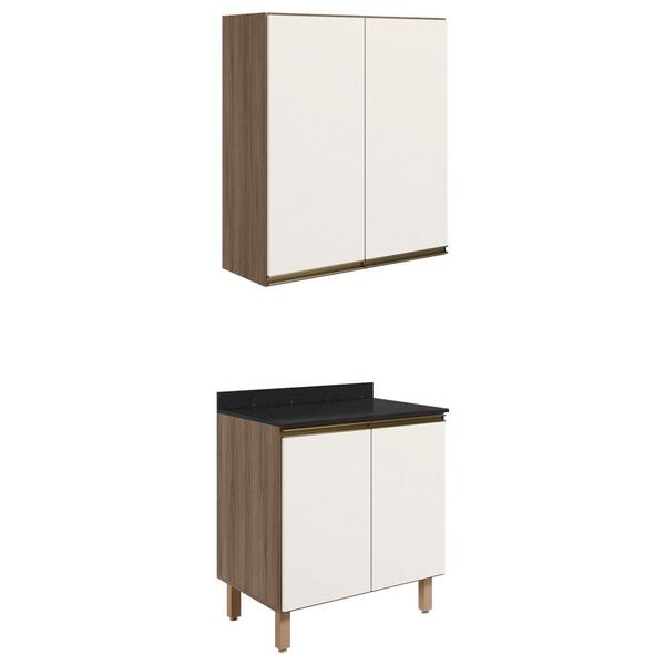 Armario Aereo Balcao 2 Portas 70cm Mdf Kali Nicioli