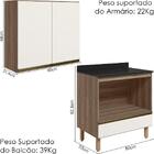Armario Aereo Balcao Forno 80cm Mdf Kali Nicioli