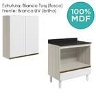 Armario Aereo Balcao Forno 80cm Mdf Kali Nicioli