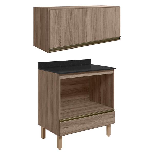 Armario Aereo Balcao Forno Mdf Kali Nicioli