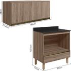 Armario Aereo Balcao Forno Mdf Kali Nicioli