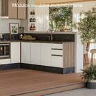 Armario Aereo Balcao Pia 120 Cm Mdf Kali Nicioli