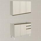 Armario Aereo Balcao Pia 120 Cm Mdf Kali Nicioli