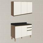 Armario Aereo Balcao Tampo 120cm MDF Kali Nicioli