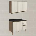 Armario Aereo Balcao Tampo 120cm MDF Kali Nicioli