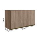 Armario Aereo Basc Mdf 60 Cm Kali 16337 Nicioli