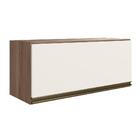 Armario Aereo Basc Mdf 70 Cm Kali 16339 Carvalho Toq Bianco T