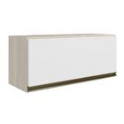 Armario Aereo Basc Mdf 70 Cm Kali 16339 Carvalho Toq Bianco T