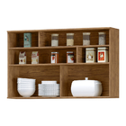 Armário Aéreo Basculante 120cm 1 Porta Basculante De Vidro E