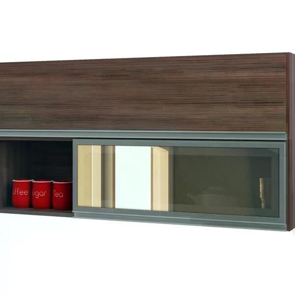 Armario Aereo Basculante 120cm Vidro Reflecta 12509 Evidence