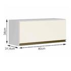 Armario Aereo Basculante 1 Porta 80cm Mdf Kali Premium 12210x