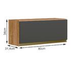 Armario Aereo Basculante 1 Porta 80cm Mdf Kali Premium 12210x