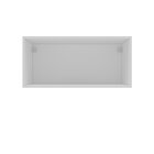 Armário Aéreo Basculante 70cm Com 1 Porta Provençal Branco