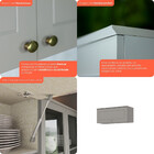 Armário Aéreo Basculante Americana 80cm - Móveis Henn