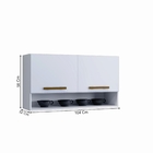 Armário Aéreo Beta Arte Móveis Branco