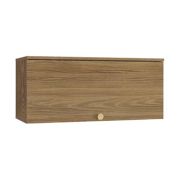 Armário Aéreo Botanic 1 Pt Nogueira 80 Cm