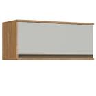 Armário Aéreo Branco Cozinha Casablanca 1 Porta Basculante