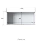 Armário Aéreo Branco Cozinha Casablanca 1 Porta Basculante