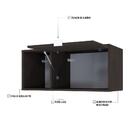 Armário Aéreo C/nicho E Porta Basculante 35x80x35cm