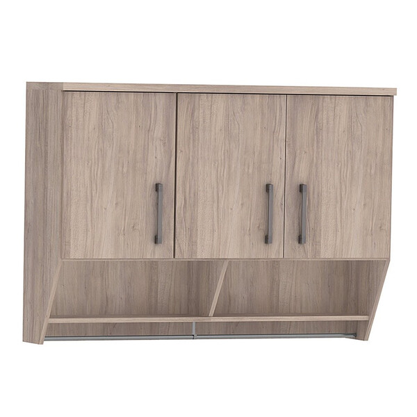 Armário Aéreo Caloma Azaleia Com Nichos, 120 Cm, 3 Portas