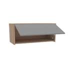 Armário Aéreo Campanele 1 Pt Castanho E Cinza