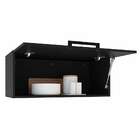 Armário Aéreo Canelone 1 Pt Preto