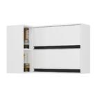 Armário Aéreo Canto 2 Portas Visão Móveis Vicenza Branco