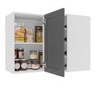 Armário Aéreo Canto De Cozinha 1 Porta 80cm Menu Kitchen Fett