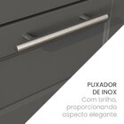 Armário Aéreo Canto De Cozinha 1 Porta 80cm Menu Kitchen Fett