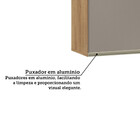 Armário Aéreo Canto Diagonal 1 Porta Diana Luciane Móveis