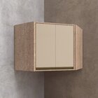 Armário Aéreo Canto Oblíquo 1 Porta New Atena Móveis Sul Salm