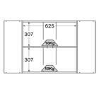 Armario Aereo Canto Obliquo 2 Portas 75 Cm Cd685 Dtall