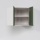 Armário Aéreo Canto Oblíquo 2 Portas Ipanema Cabecasa Madeira